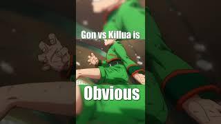 Gon vs Killua is Not Close #hunterxhunter #hxh