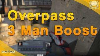 CSGO  Overpass 3-Man Boost