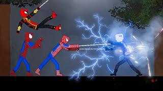 Spider-Man Team vs Electro in People Playground