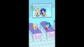 BABY MISS DELIGHT VS BABY SONIC Bowser12345 #sonic #missdelight #poppyplaytime #shorts