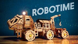 Механический Конструктор с Солнечной Батареей. Robotime Discovery Rover 504  Hermes Rover LS504.