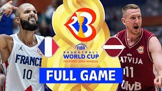 France v Latvia  Full Basketball Game  FIBA Basketball World Cup 2023