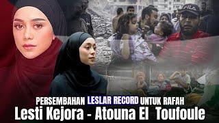 Lesti Cover Atouna El Toufoule reaction  leslar record persembahkan untuk rafah