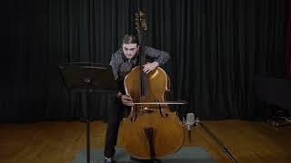 Blake Hilley Plays David Andersons Four Short Pieces for Solo Double Bass III. Serenade