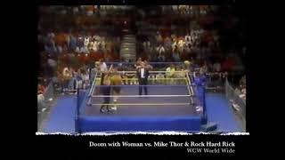 Doom vs Jobber Mike Thor & Rock Hard Rick NWA 1989