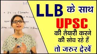 LLB के साथ UPSC की तैयारी कैसे करें  UPSC की तैयारी कैसे करें ? UPSC Preparation With Law