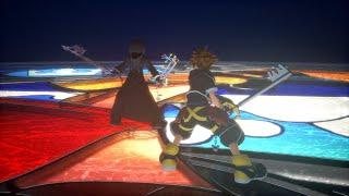 KH3 MODS Hooded Roxas vs KH2 Sora With Vanitas moveset Critical Mode No Damage