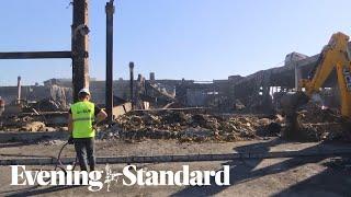 Russia missile attack Footage shows devastation to Kremenchuk shopping centre