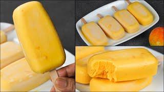 Mango Popsicle  Mango Ice Cream Recipe  Mango Lolly Ice Cream  NOven