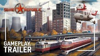 Workers & Resources Soviet Republic - Gameplay Trailer  City Builder Tycoon Game