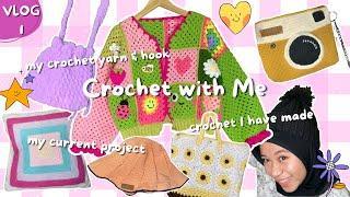 CROCHET WITH ME  My Current Project Favorite Supplies Crochet I Have Made