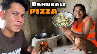 Making Bahubali Wala Pizza in Desi Style 