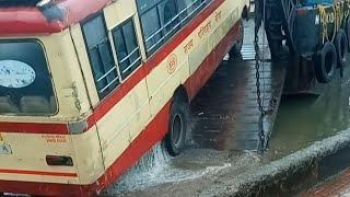 Stuck a ATR bus at baratang farry boat #bus #viral #tamil #new