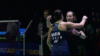 Match Point - Carolina Marin vs Kirsty Gilmour - WS Final - European Championships 2022