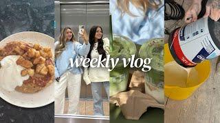 WEEKLY VLOG zara + asos hauls + shopping trip + painting the house + cosy self care + more