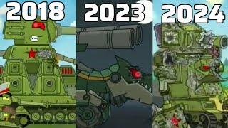 Top 8 Evolution of tank cartoon  Home animation  cartoon about tanks