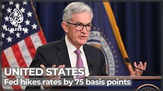 Fed hikes rates by 75 basis points for 2nd straight month