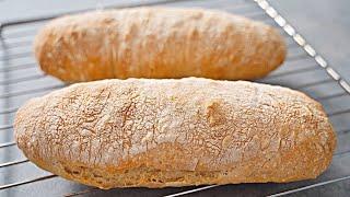 Fast PERFECT CIABATTA without kneading Delicious and easy bread recipe