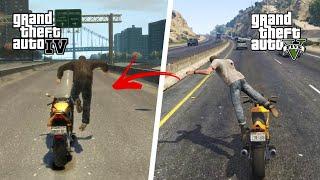 GTA IV vs. GTA V - Physics Comparison 100 subscribers special