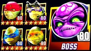  MOVIE TURTLES DEFEAT ALL HARD MODE BOSSES TMNT LEGENDS