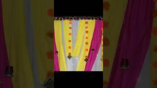 DIY tassels for Haldi decor #diy #easy #tassels #backdrop #haldi #decoration #wedding
