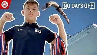 14-Year-Old Does INSANE Diving Tricks  No Days Off