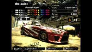 Need For Speed Most Wanted tuning  Mitsubishi Evo X  HD