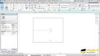 ایجاد سطح شیبدار با استفاده از ابزار Slope Arrow فلش شیب در نرم افزار اتودسک رویت معماری آرکیتکچ...