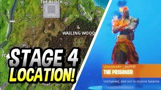 PRISONER STAGE 4 LOCATION FOUND Fortnite Snowfall Challenges