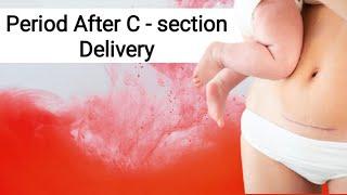 Period After C - section Delivery  Delivery के बाद bleeding कब तक होती है  LOCHIA  @Narijivan