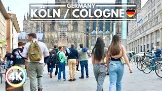 Köln A Very Busy Day in Cologne City Walking Tour in May 2024 in Germany - 4K 60fps