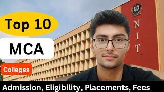 Top 10 MCA Colleges in India  Top Colleges for MCA in India  #nits #nimcet2024 #topcollegeinindia