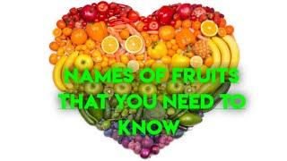 Learn names of fruits  By Rohingya Preparatory Academy