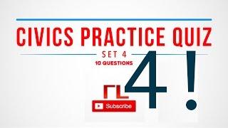 US Citizenship Practice Quiz Set 4