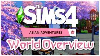 NEW WORLD FOR THE SIMS 4   Sakura Hills World Overview + How To Install Tutorial