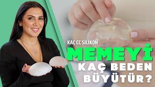 Kaç cc silikon protez memeyi kaç beden büyütür  Dr. Leyla ARVAS  Quartz Clinique