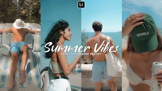 Summer Vibes Preset  Lightroom Mobile Preset Free DNG  Aesthetic preset  lightroom presets