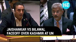 Jaishankar rips Pak FM Bilawal at UNSC over Kashmir Hosting Osama Bin Laden..