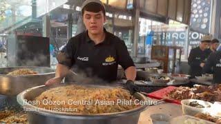 Besh Qozon Central Asian Pilaf Centre Tashkent Uzbekistan - Unravel Travel TV