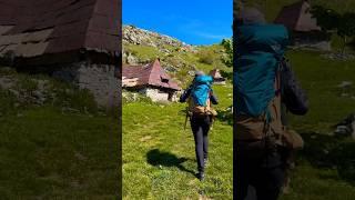 I found this abandoned village on the mountain ️  #hiking #backpacking #mountains