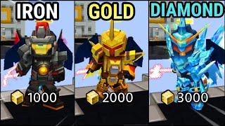 BUYING ALL Of The NEW MVP+ TRANSFORM ARMOR SKIN in BedWars New Update - Blockman Go