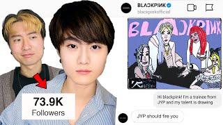 I created a Fake Kpop Idol so I could DM other Kpop Idols bad fanart