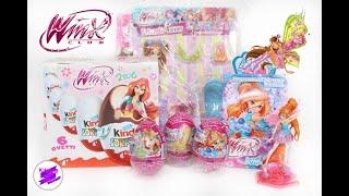 Клуб Винкс Микс  Unboxing Surprise Winx Club. Раритетный киндер Заини и др.