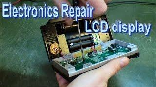 Repair LCD display by cleaning zebra stripes - 148