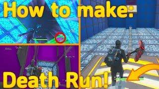 Fortnite- How to make a Deathrun minigame - How to make a Deathrun in fortnite creative mode