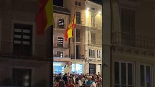 Spain victory celebration in Malaga 