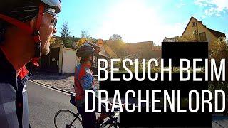 Sonnige Rennradtour im Herbst - Besuch beim Drachenlord - Andre jagt Strava Segmente 