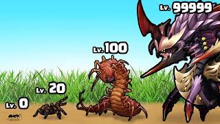 Evolving a BABY ANT to MAX LEVEL INSECT BUG in Insect Evolution