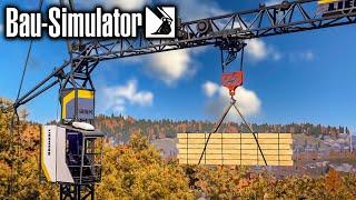 Bau Simulator #15 - Neuer MITARBEITER Fertigwände für das 2 OG LUXUSHOTEL - Construction Simulat