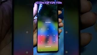 All Vivo V29 V29e V30 Hard Reset  All Vivo V29e V30 Password Unlock  Vivo V29 Password Unlock